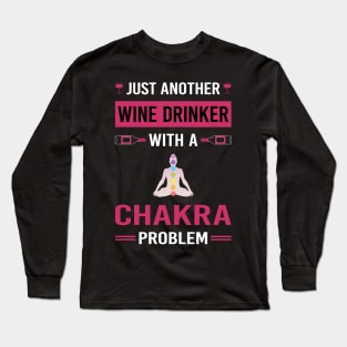 Wine Drinker Chakra Chakras Long Sleeve T-Shirt